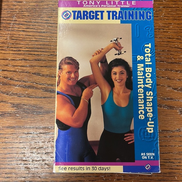 Vintage 90’s TONY LITTLE Target Training VHS Exercise Tapes - Set of 3 - Picture 9 of 11